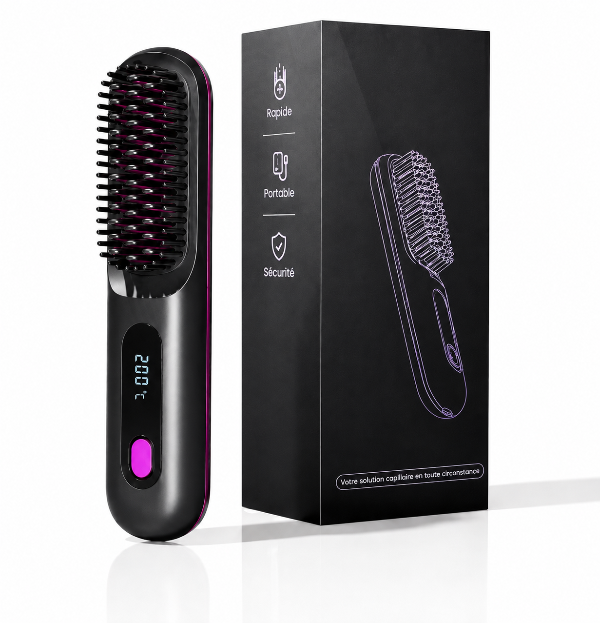 Brosse lissante